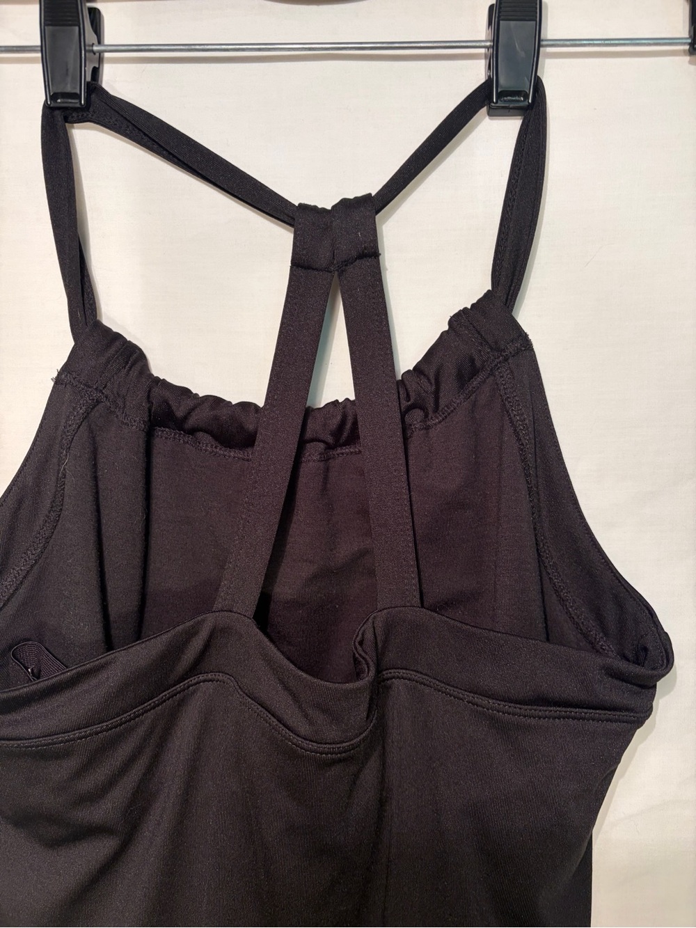 Danskin Now yoga Women's black Strappy Tank Top size large (12-14) - Picture 2 of 7